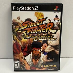 Street Fighter Anniversary Collection PS2 Game